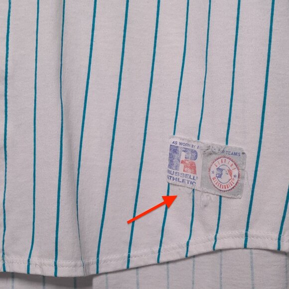 VINTAGE Andre Dawson Florida Marlins USED Jersey: DISTRESSED, XL, 8, Baseball PM - Picture 9 of 10